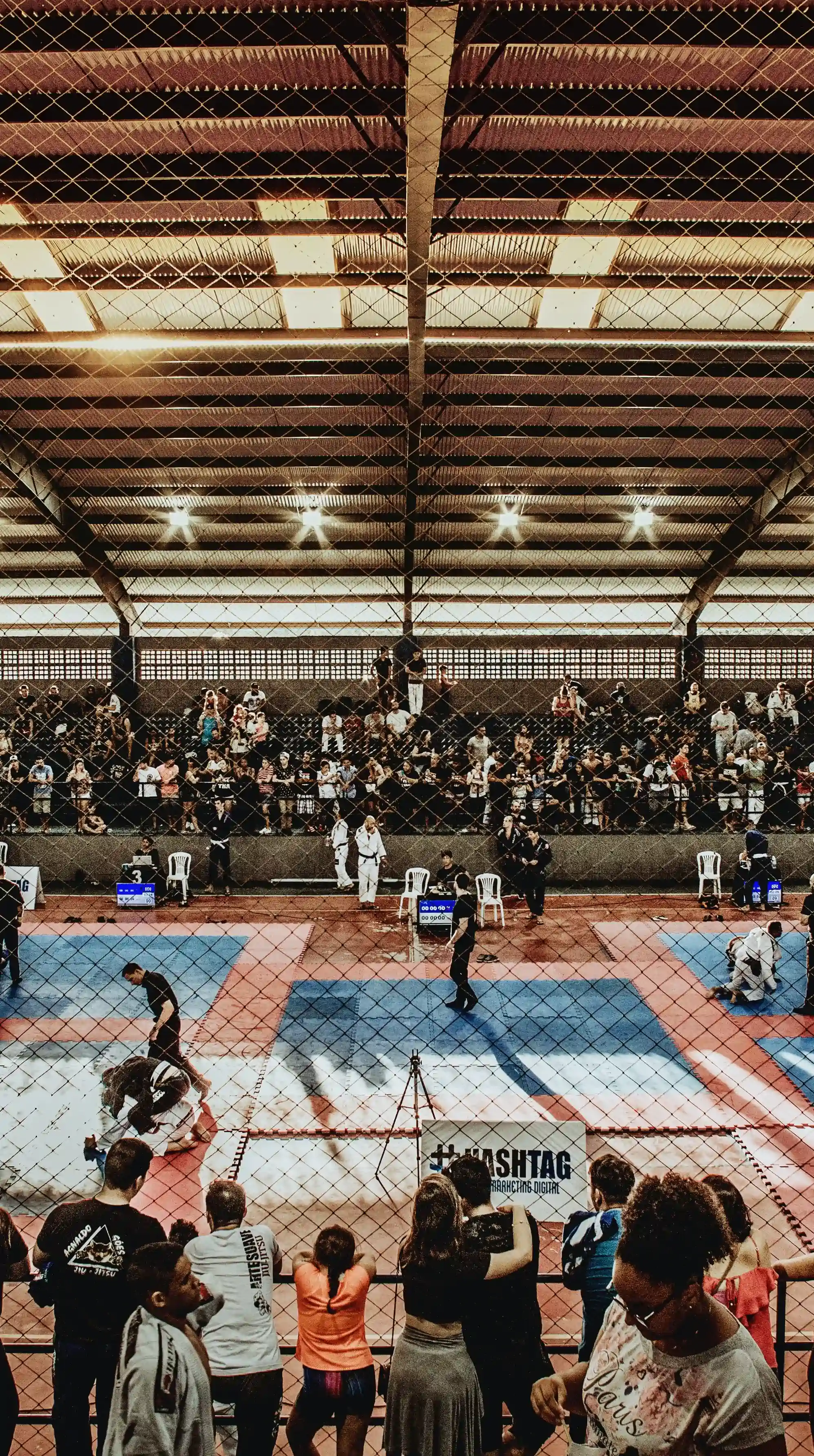 Jiu jitsu training at the club