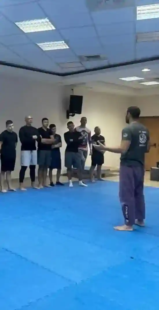 Drilling on the mat